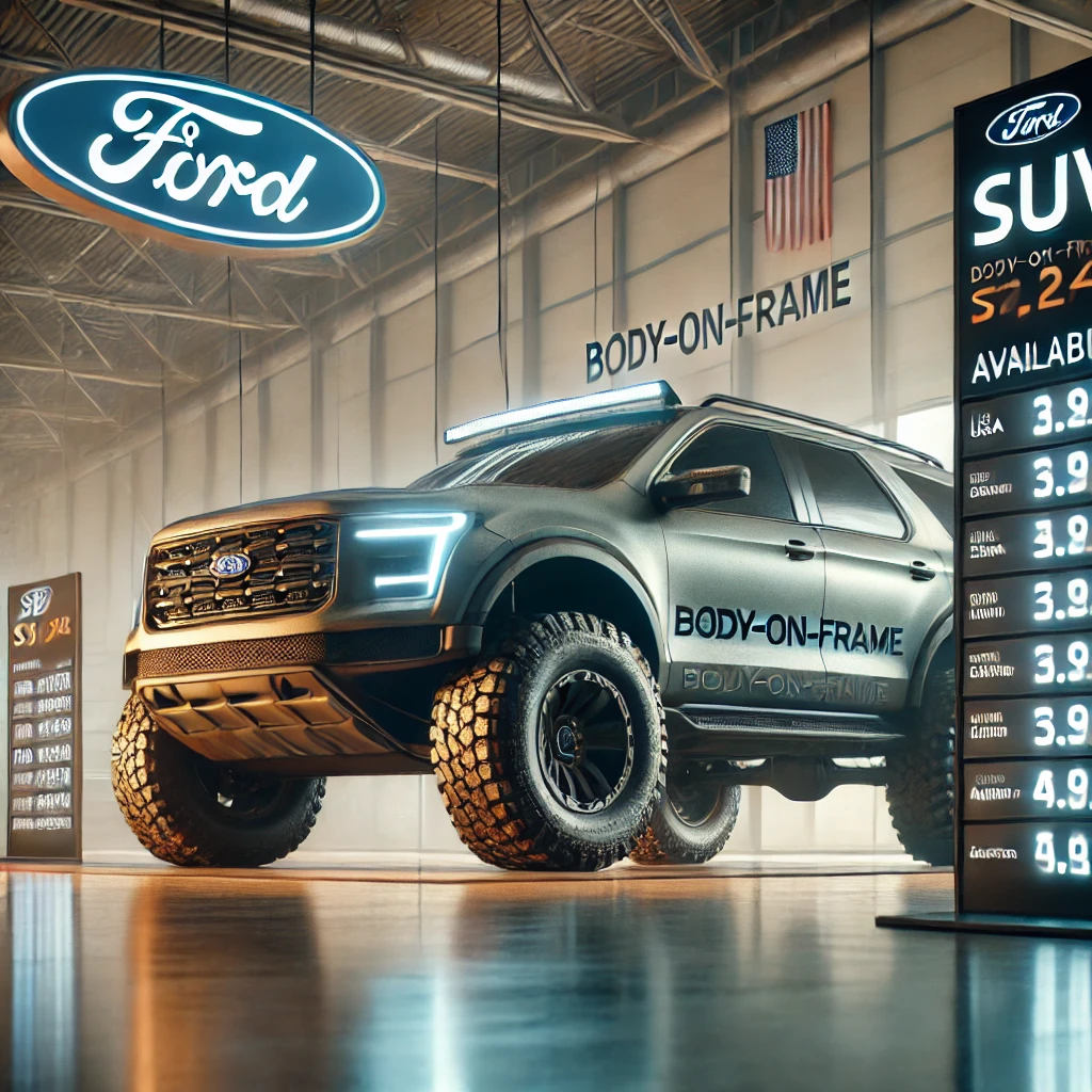 Представлен новый рамный внедорожник Ford. Где его можно будет купить, и сколько он стоит